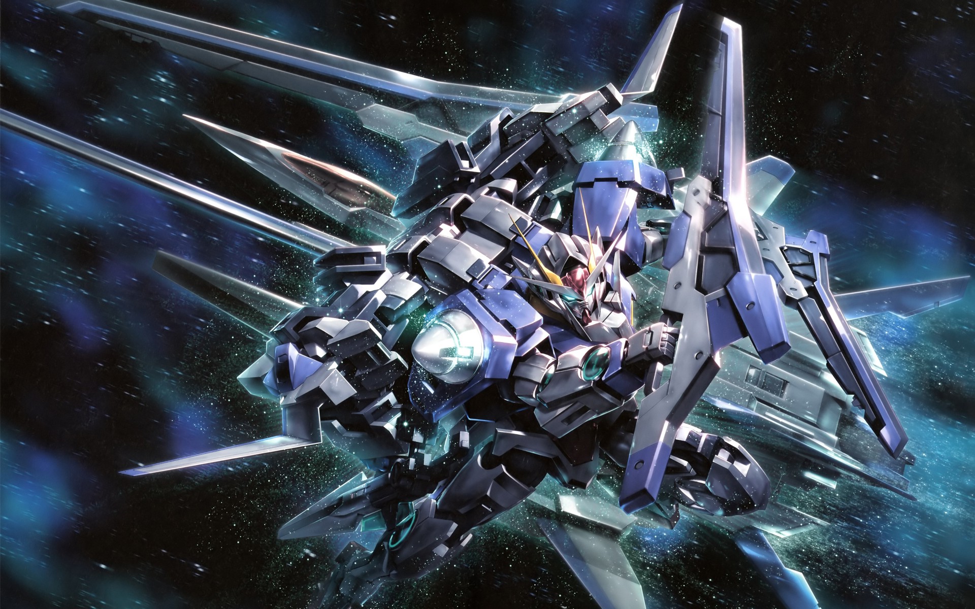 Mobile Suit Gundam 00, Anime, Space, Gundam, Mech, Robot Wallpaper