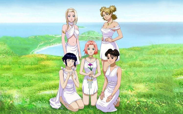 Naruto Shippuuden, Manga, Anime, Haruno Sakura, Hyuuga Hinata, Tenten, Yamanaka Ino, Temari HD Wallpaper Desktop Background