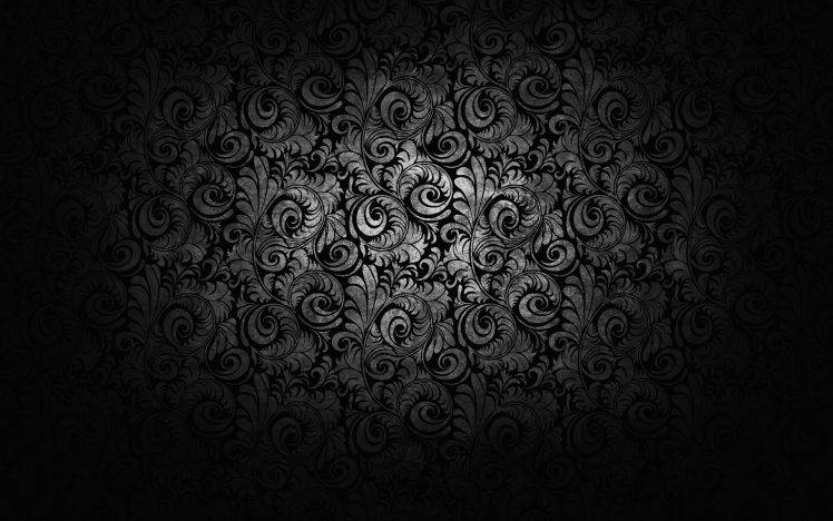 abstract, Flowers, Black HD Wallpaper Desktop Background