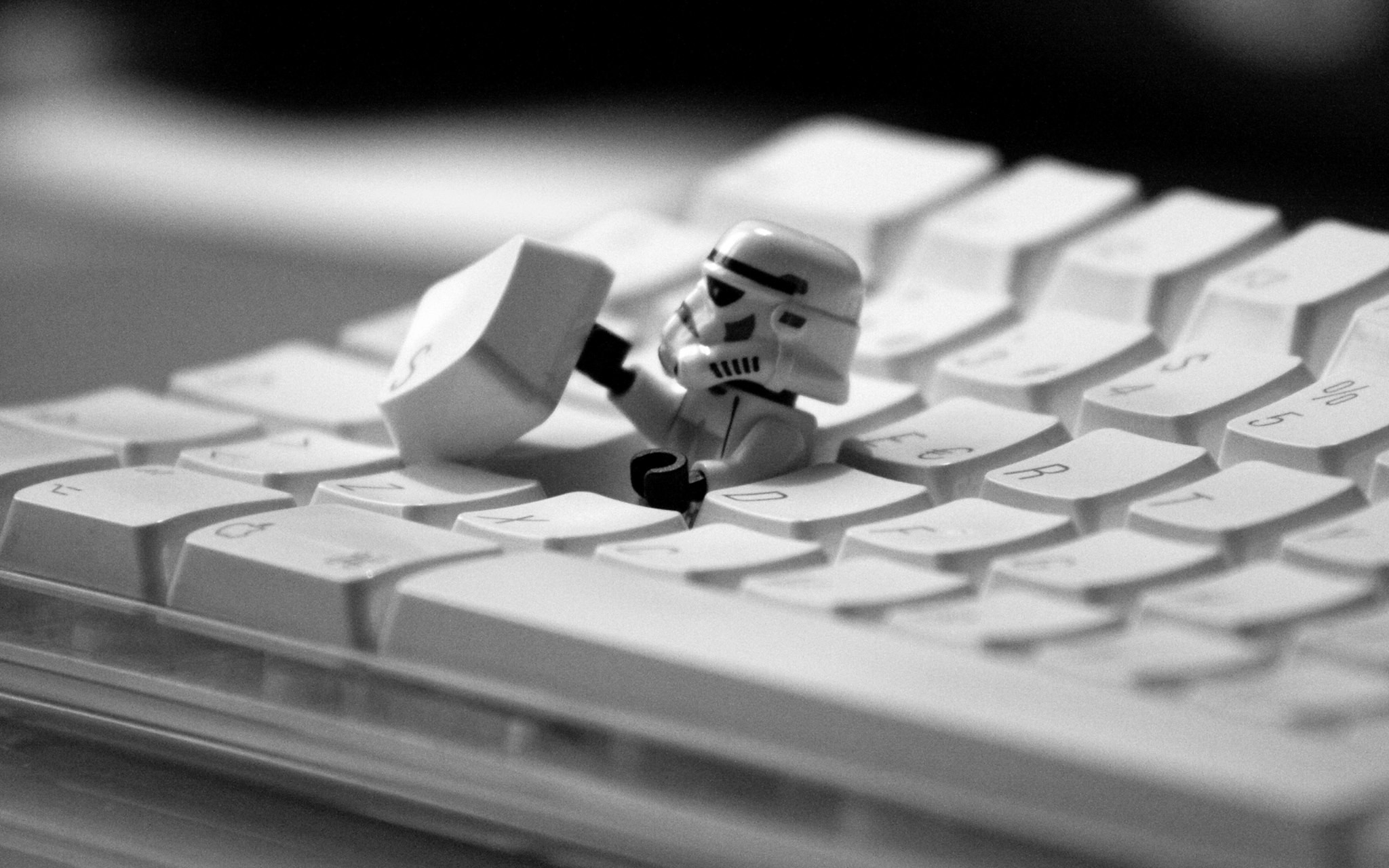 keyboards, Star Wars, Stormtrooper Wallpaper