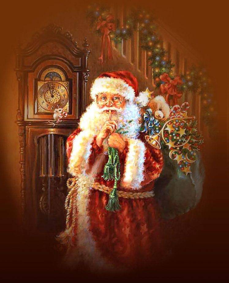 Christmas, Fantasy Art HD Wallpaper Desktop Background