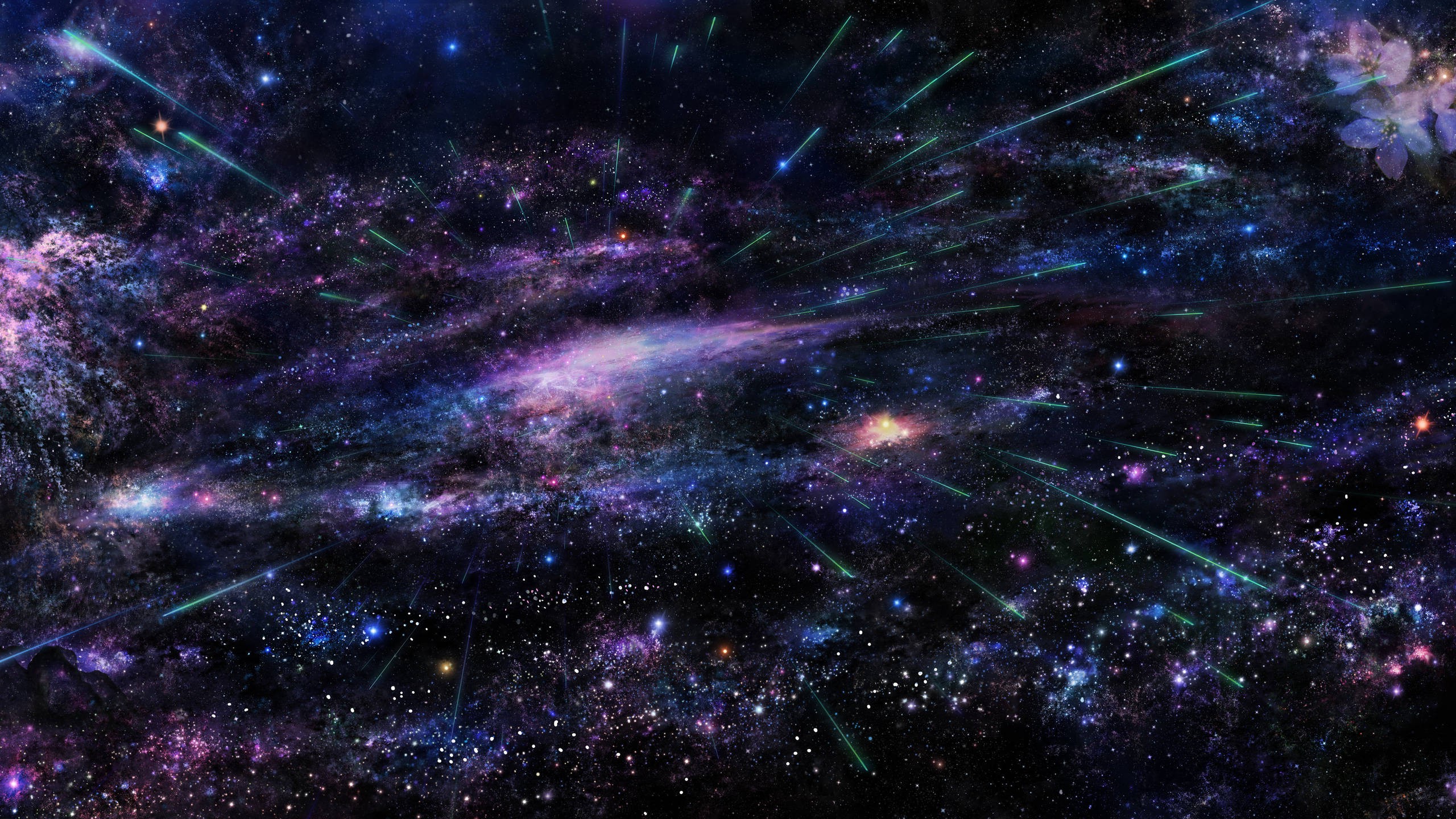 space Art, Abstract, Stars Wallpaper