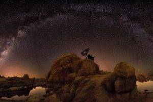 rock Formation, Landscape, Milky Way