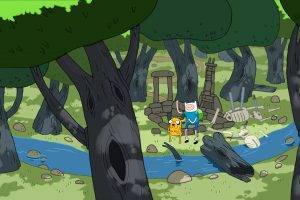 Adventure Time, Finn The Human, Jake The Dog, Landscape