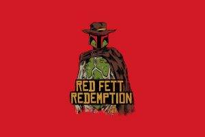 Star Wars, Red Dead Redemption, Boba Fett, Artwork, Humor, The Good, The Bad And The Ugly, Video Games