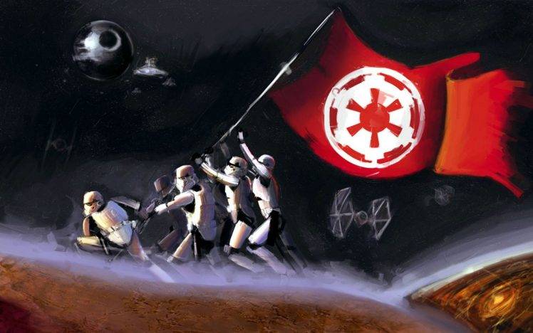 Star Wars, Flag HD Wallpaper Desktop Background