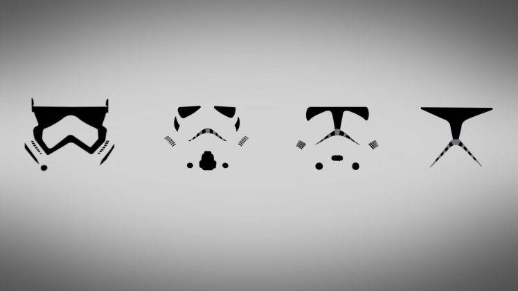 Star Wars, Stormtrooper, Simple, Clone Trooper, Minimalism HD Wallpaper Desktop Background