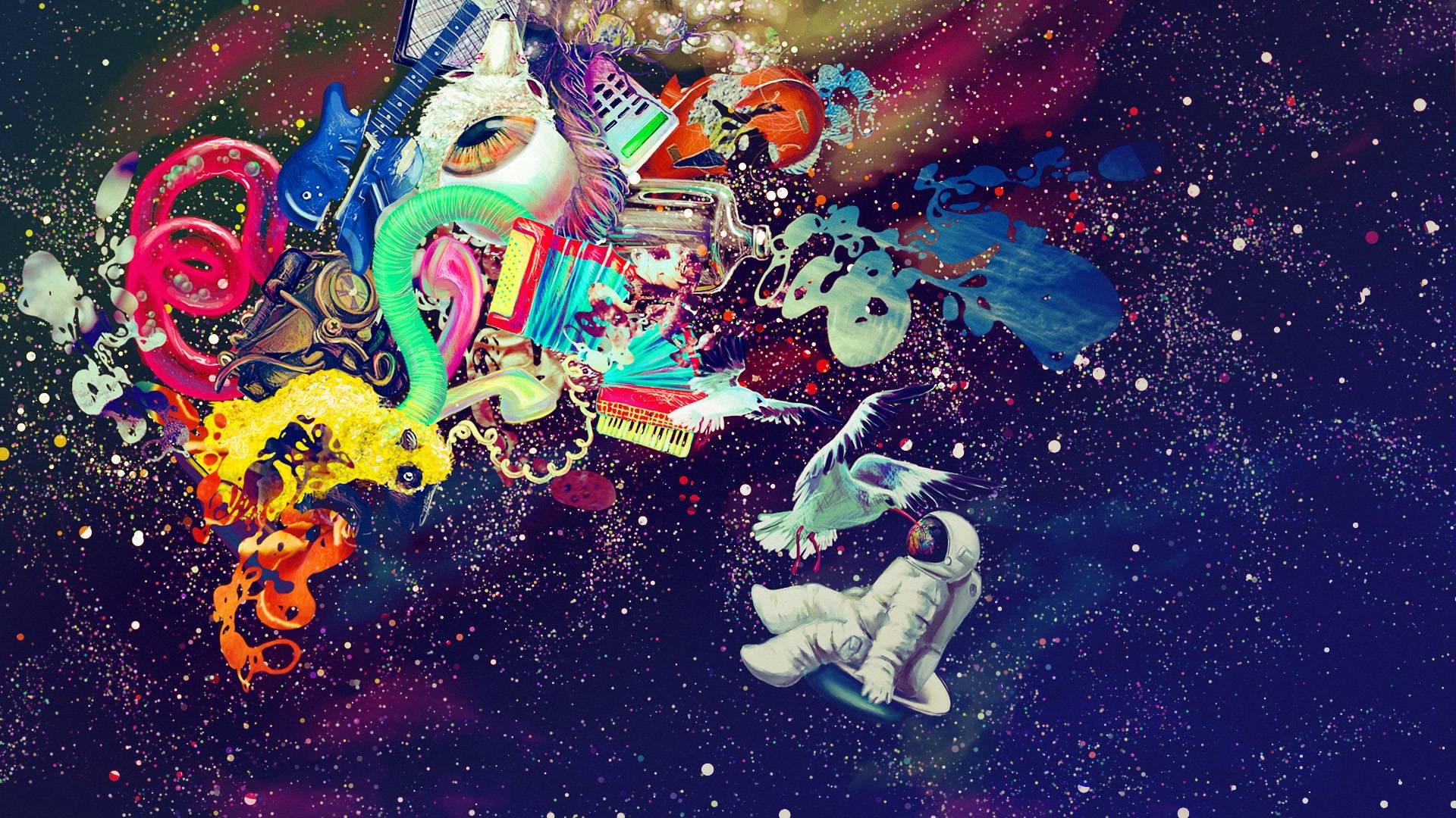 abstract, Psychedelic, Space Wallpaper