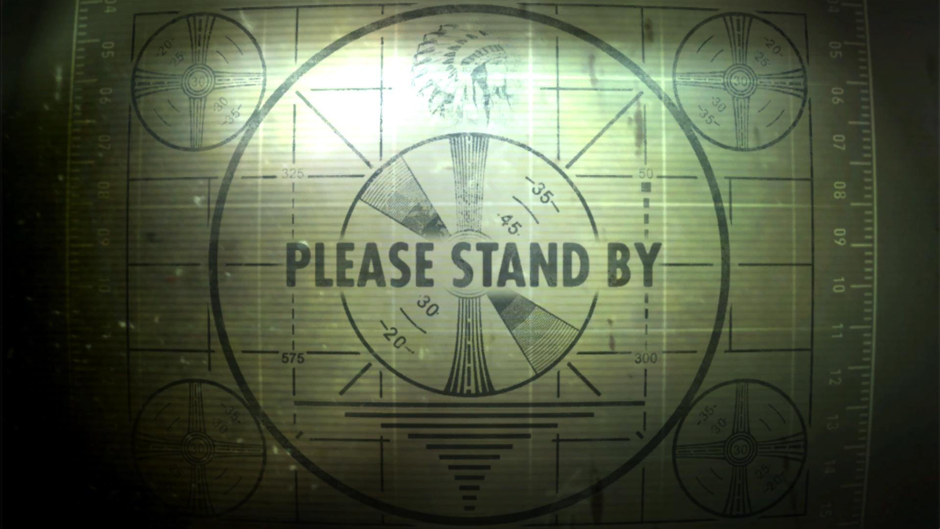 Fallout 3, Test Patterns, Vintage Wallpaper