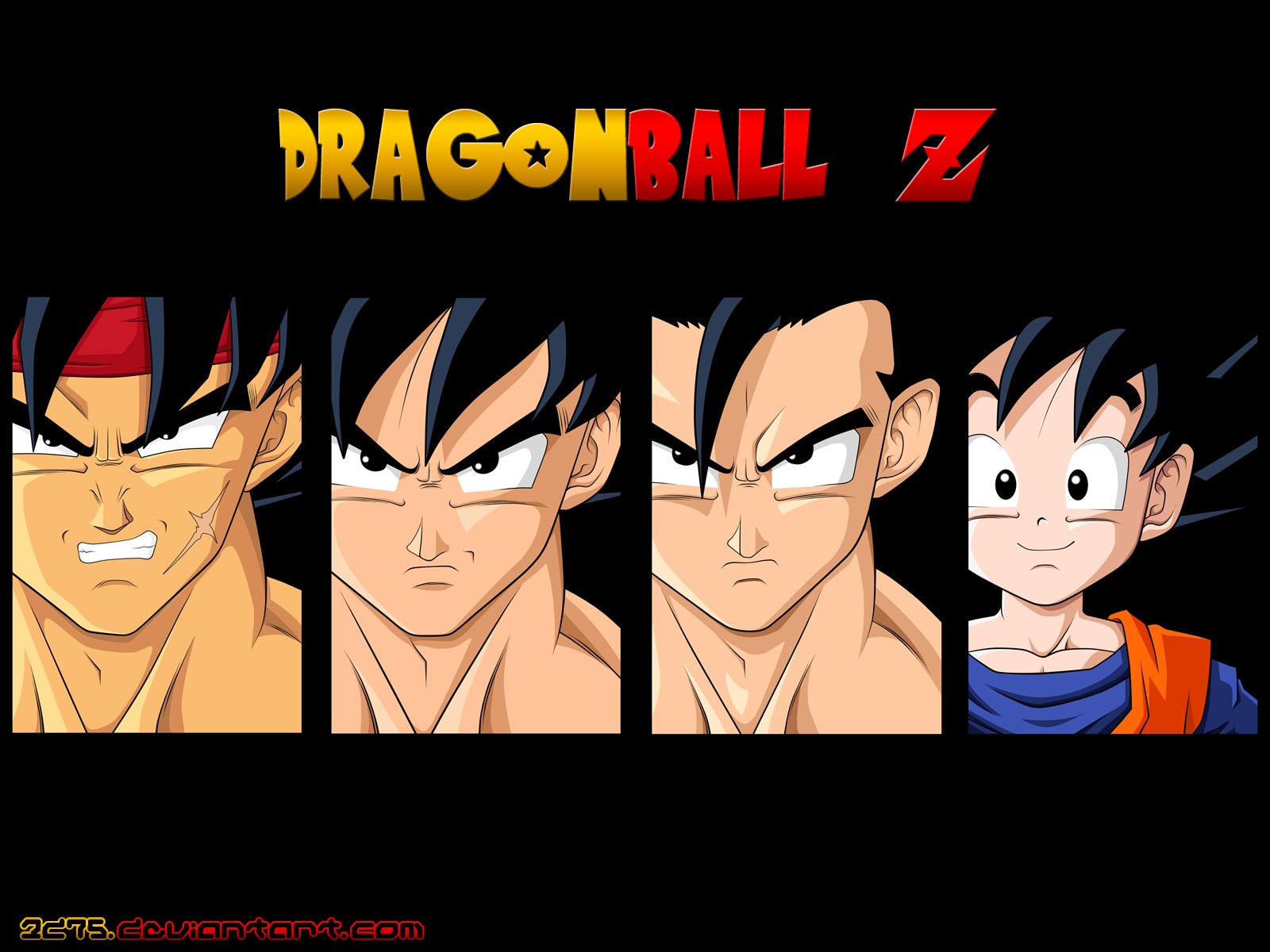 Dragon Ball Z, Son Goku, Gohan, Gotenks, Bardock, Anime Wallpaper