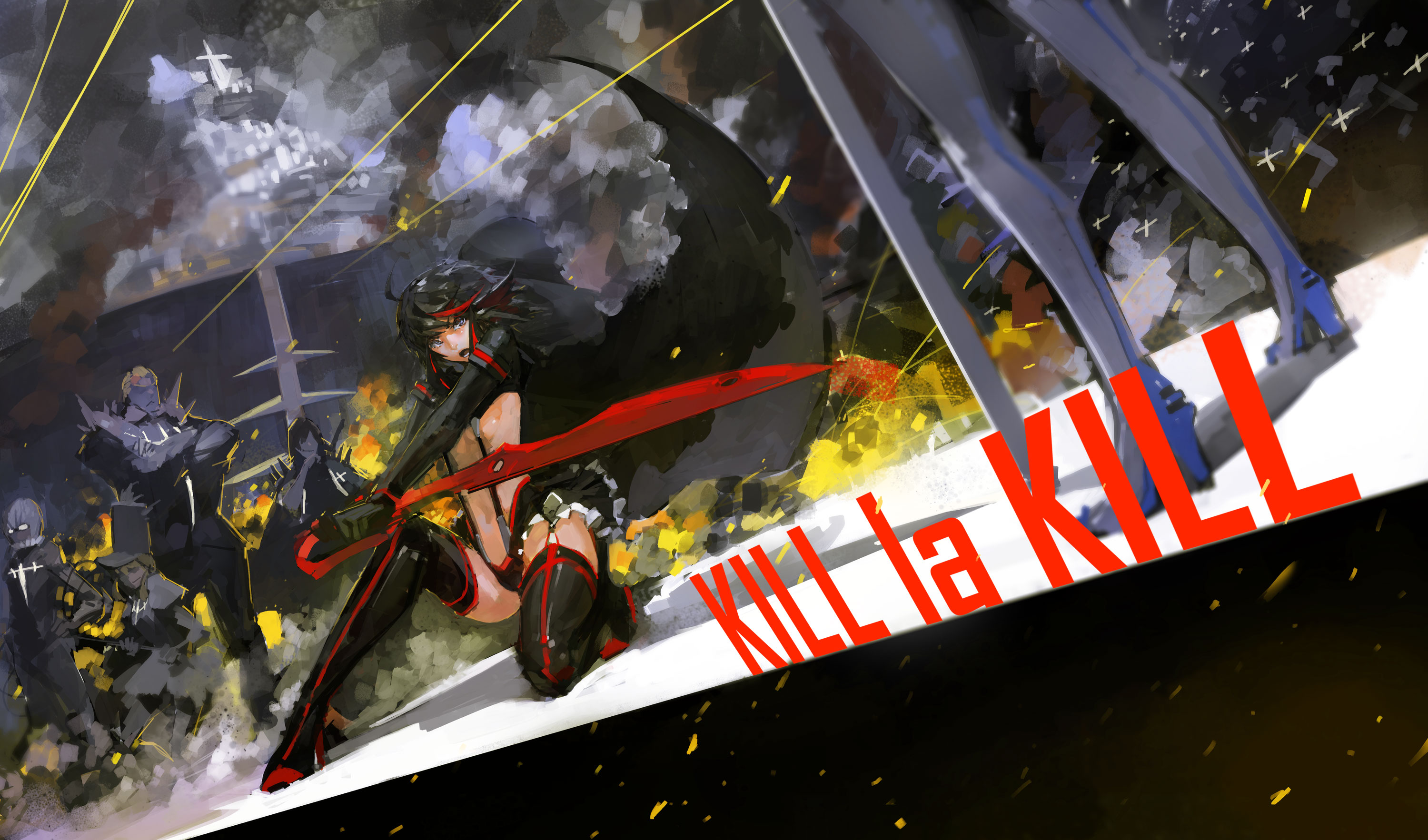 Kill La Kill, Anime, Anime Girls, Matoi Ryuuko Wallpapers HD / Desktop