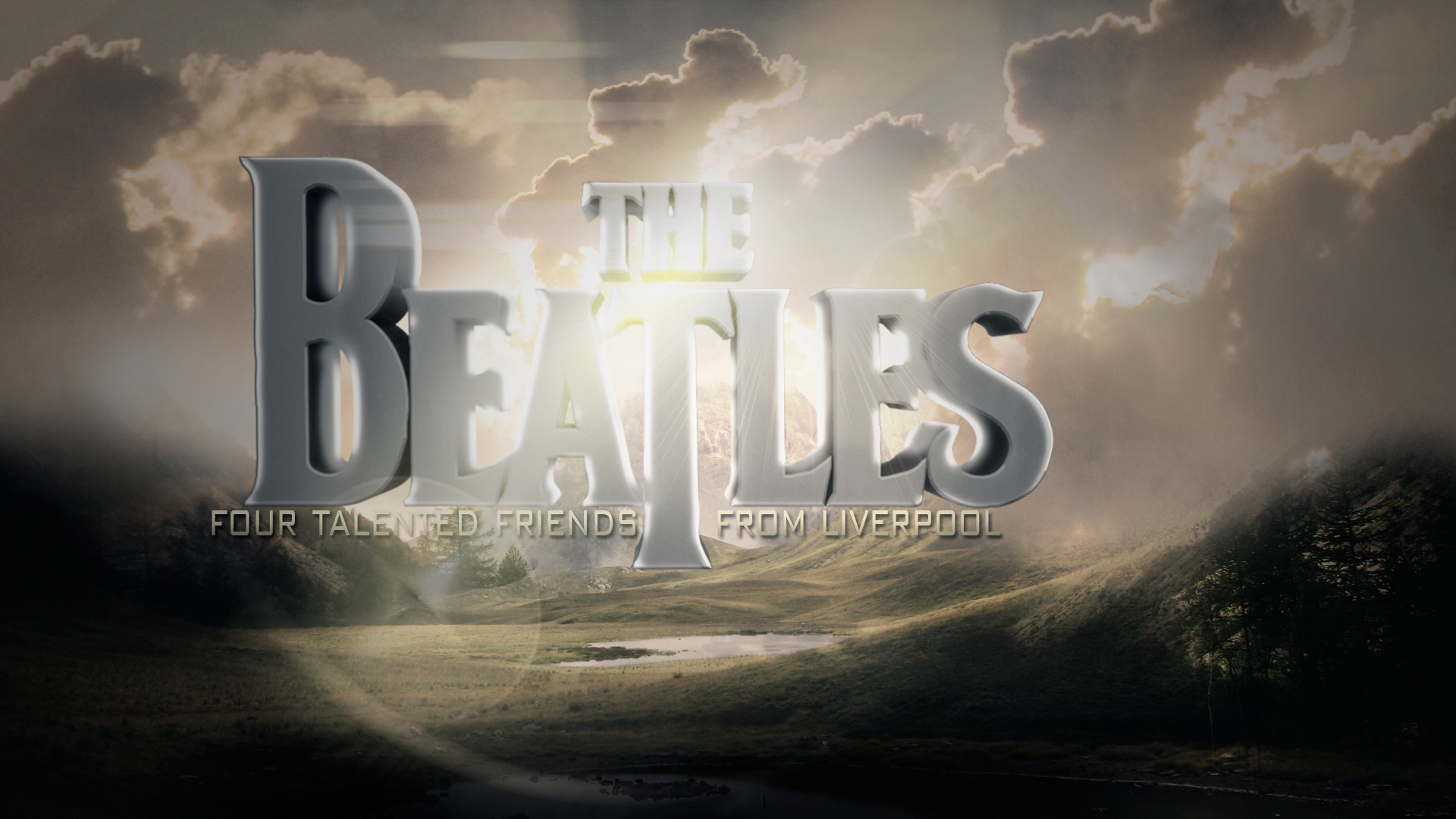 The Beatles, Landscape, Edited Wallpaper