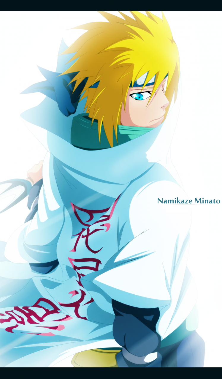 Anime, Namikaze Minato, Naruto Shippuuden, Render, Blue Eyes, Hokage HD Wallpaper Desktop Background
