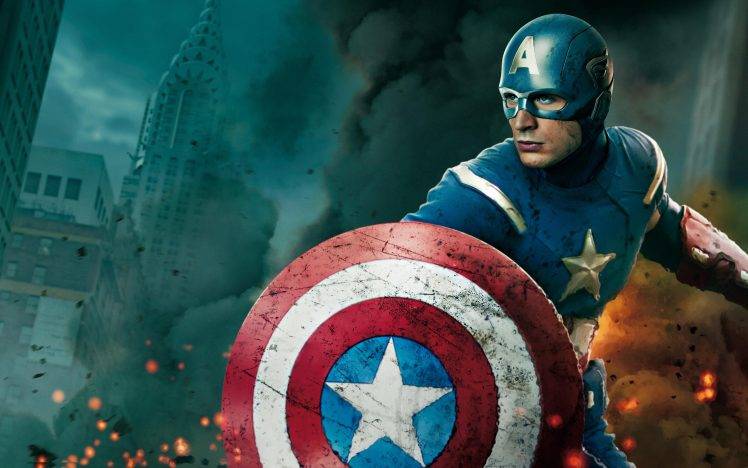 Captain America Shield HD Wallpaper Desktop Background