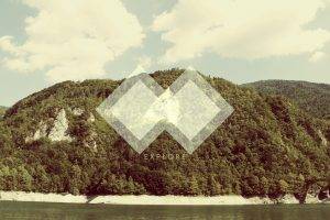 Geometry, Anime, Nature, Landscape, Hill, Forest, Abstract, Polyscape