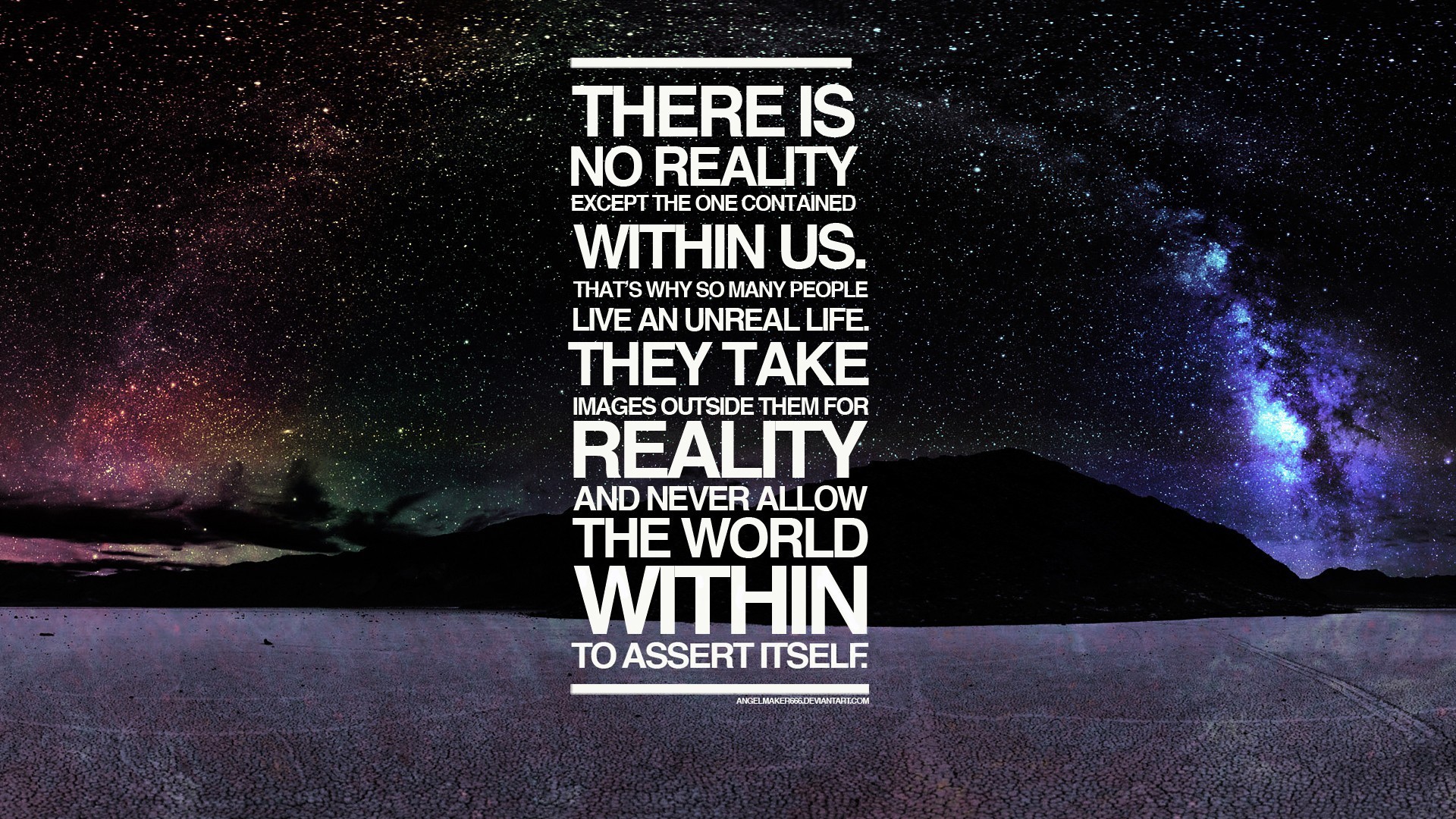 Typography, Quote, Space, Landscape, Alternate Reality Wallpapers HD ...