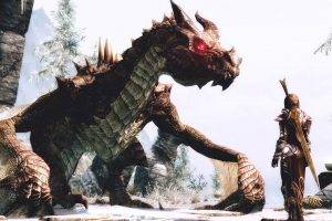 The Elder Scrolls V: Skyrim, Warrior, Dragon, Video Games