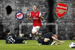 Aaron Ramsey, Arsenal, London, Soccer, Gunners