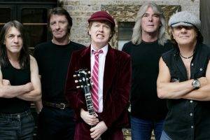 AC DC, Angus Young, Brian Johnson, Malcolm Young, Cliff Williams, Phil Rudd