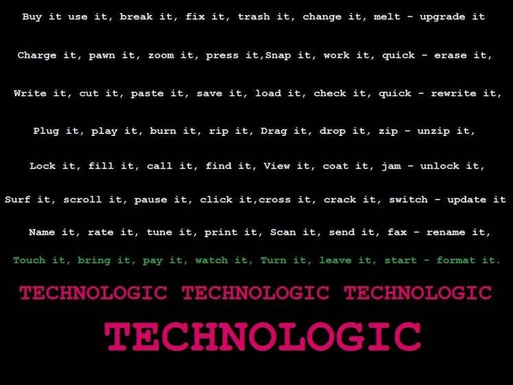 Daft Punk, Typography, Lyrics HD Wallpaper Desktop Background