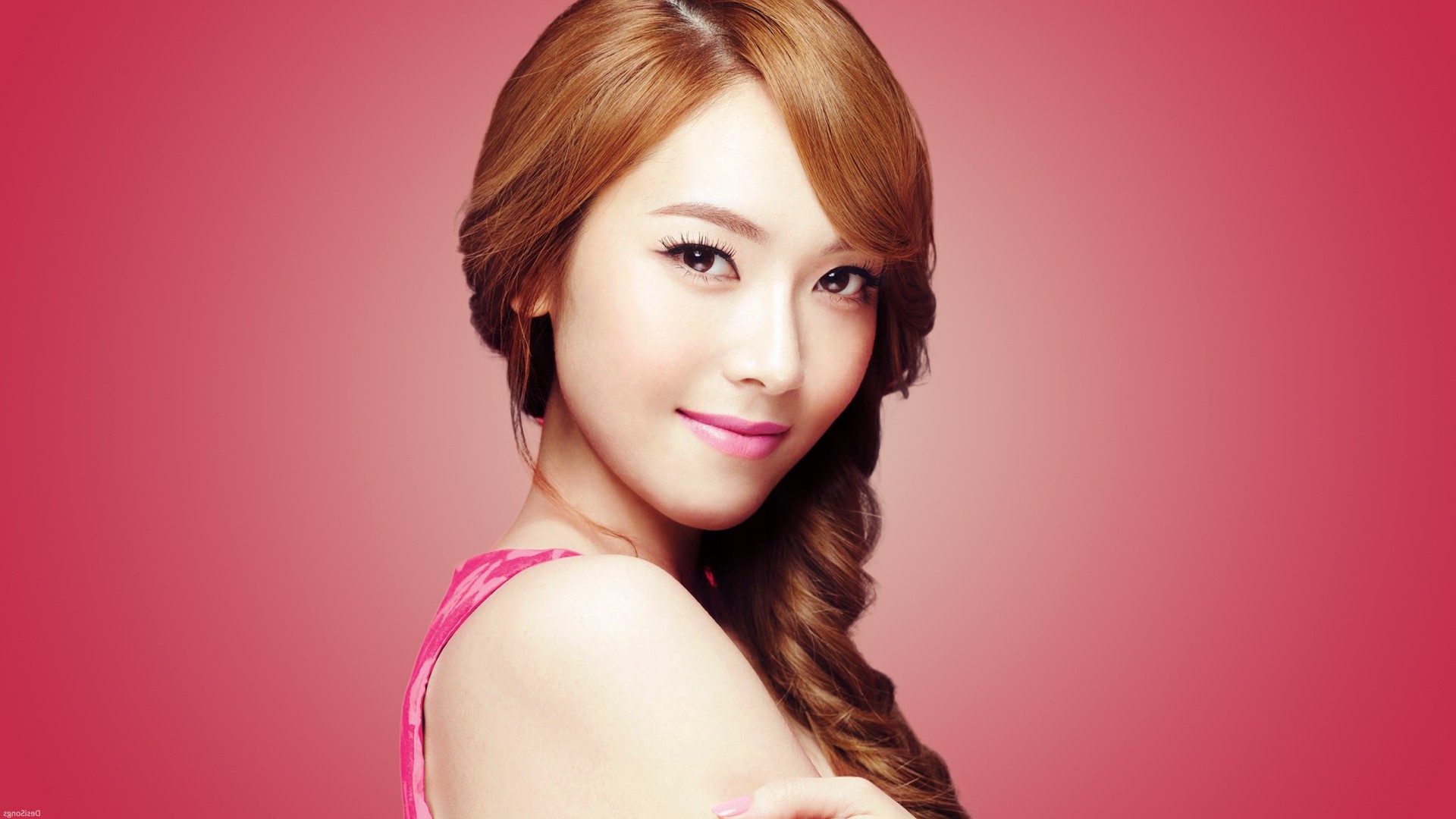 SNSD, Girls Generation, Asian, Model, Musicians, Singer, Jessica Jung, Korean, Women, Face, Brunette, Brown Eyes Wallpaper