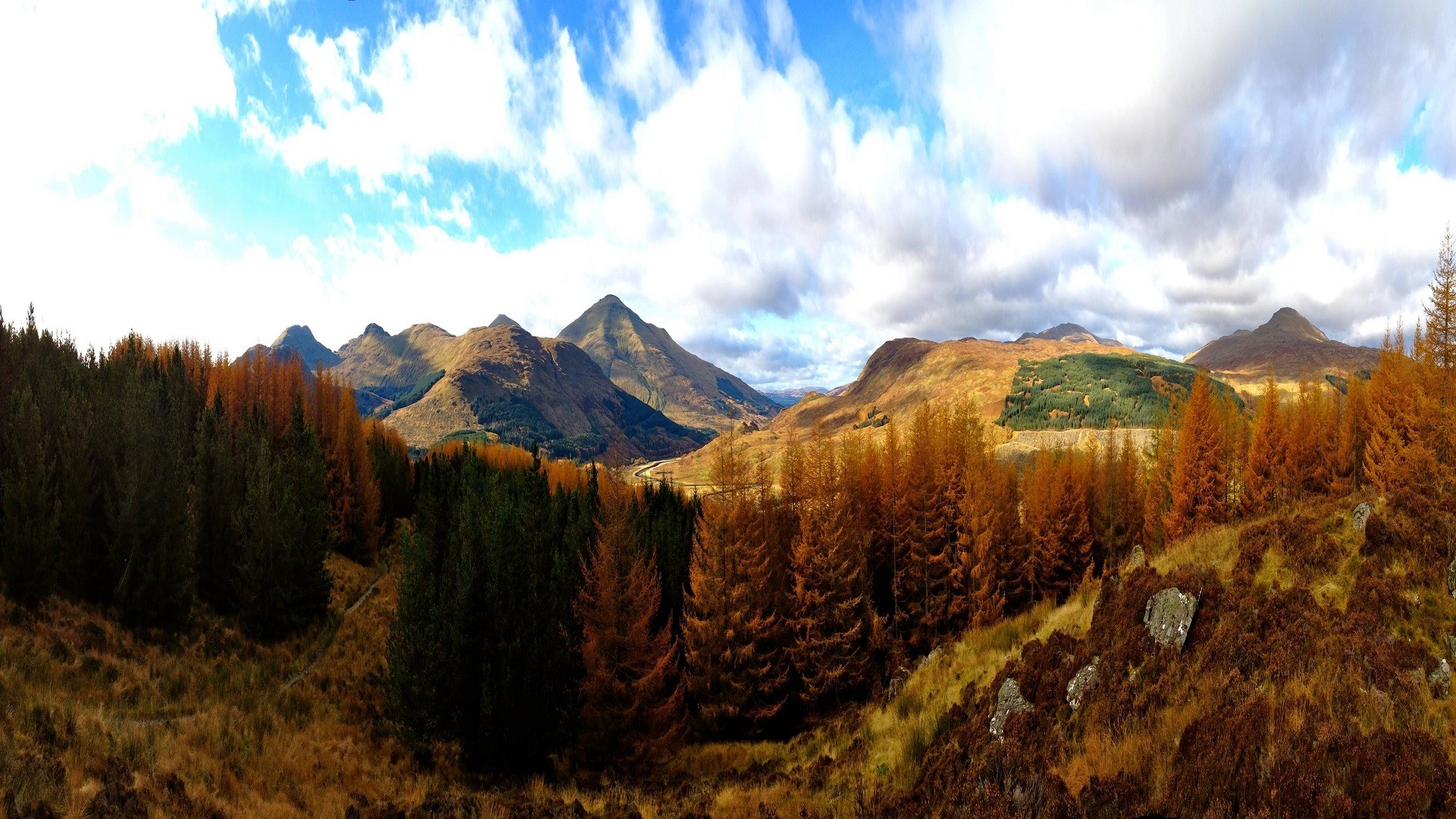 nature, Mountain, Trees Wallpaper