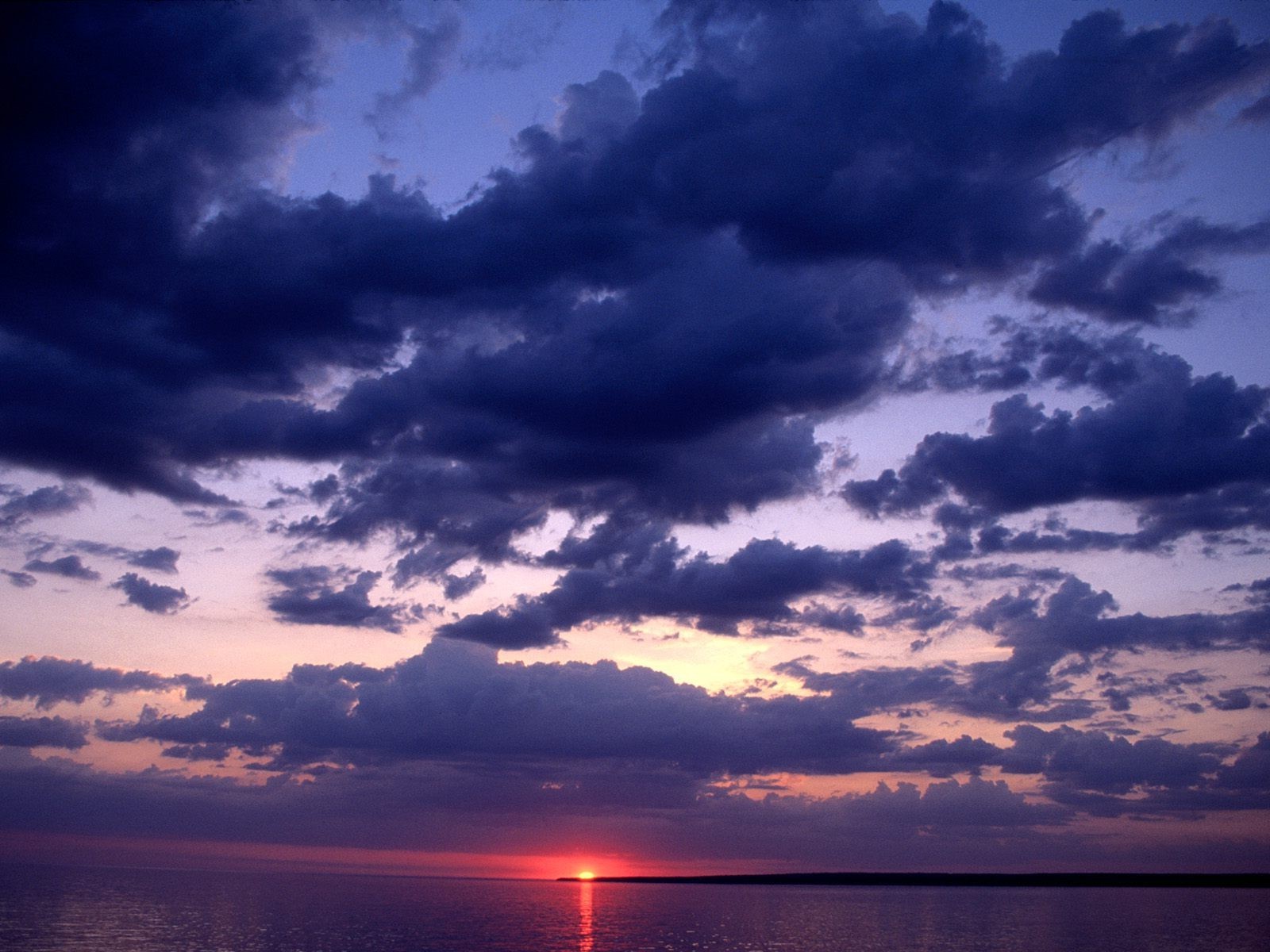 nature, Landscape, Sky, Clouds, Sunset, Sea Wallpaper