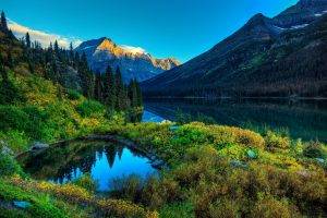 nature, Mountain, River, Landscape