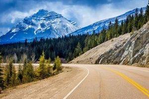 nature, Mountain, Canada, Road