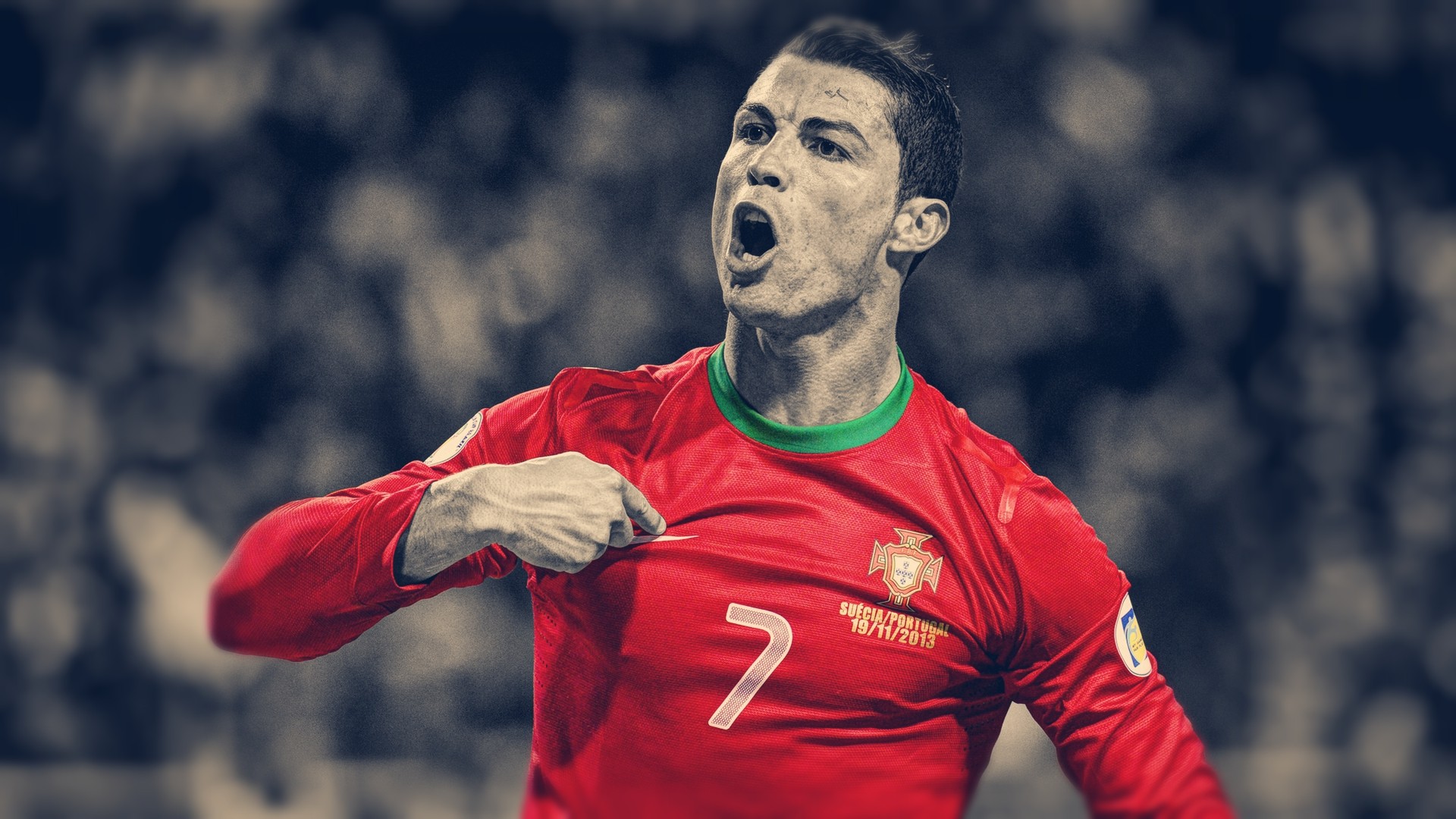 soccer, HDR, Cristiano Ronaldo, Portugal Wallpaper