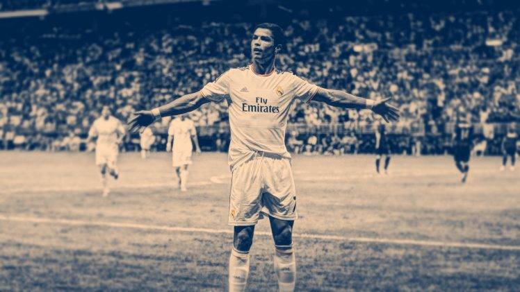 soccer, HDR, Cristiano Ronaldo, Real Madrid HD Wallpaper Desktop Background