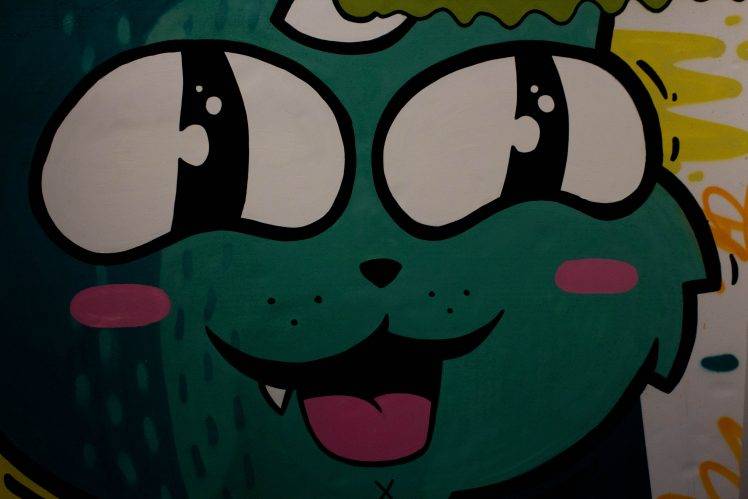 street Art, Humor, Eyes HD Wallpaper Desktop Background