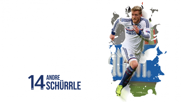 Chelsea FC, André Schürrle, Footballers HD Wallpaper Desktop Background