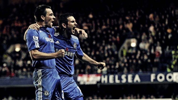 Chelsea FC, John Terry, Frank Lampard, Footballers HD Wallpaper Desktop Background