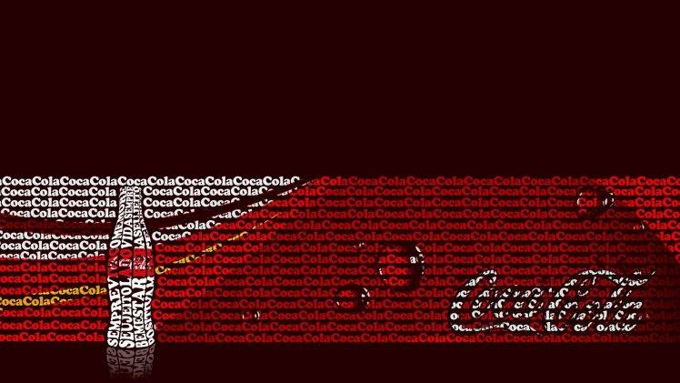 Coca Cola, Typography HD Wallpaper Desktop Background