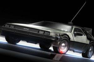 Back To The Future, DeLorean, Supercars, Digital Art, Movies, Time Travel