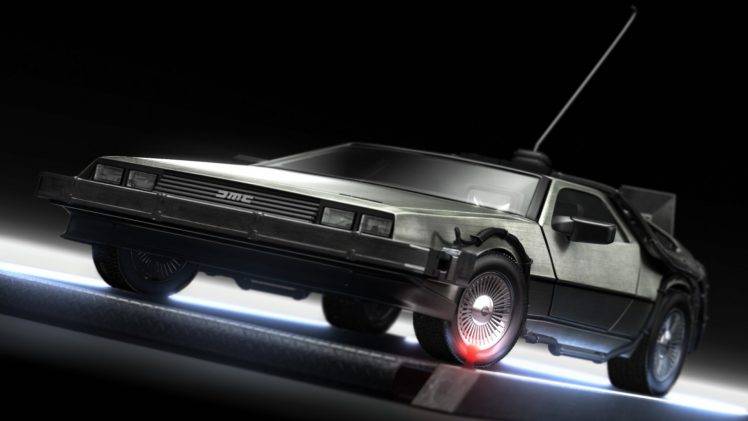 Back To The Future, DeLorean, Supercars, Digital Art, Movies, Time Travel HD Wallpaper Desktop Background