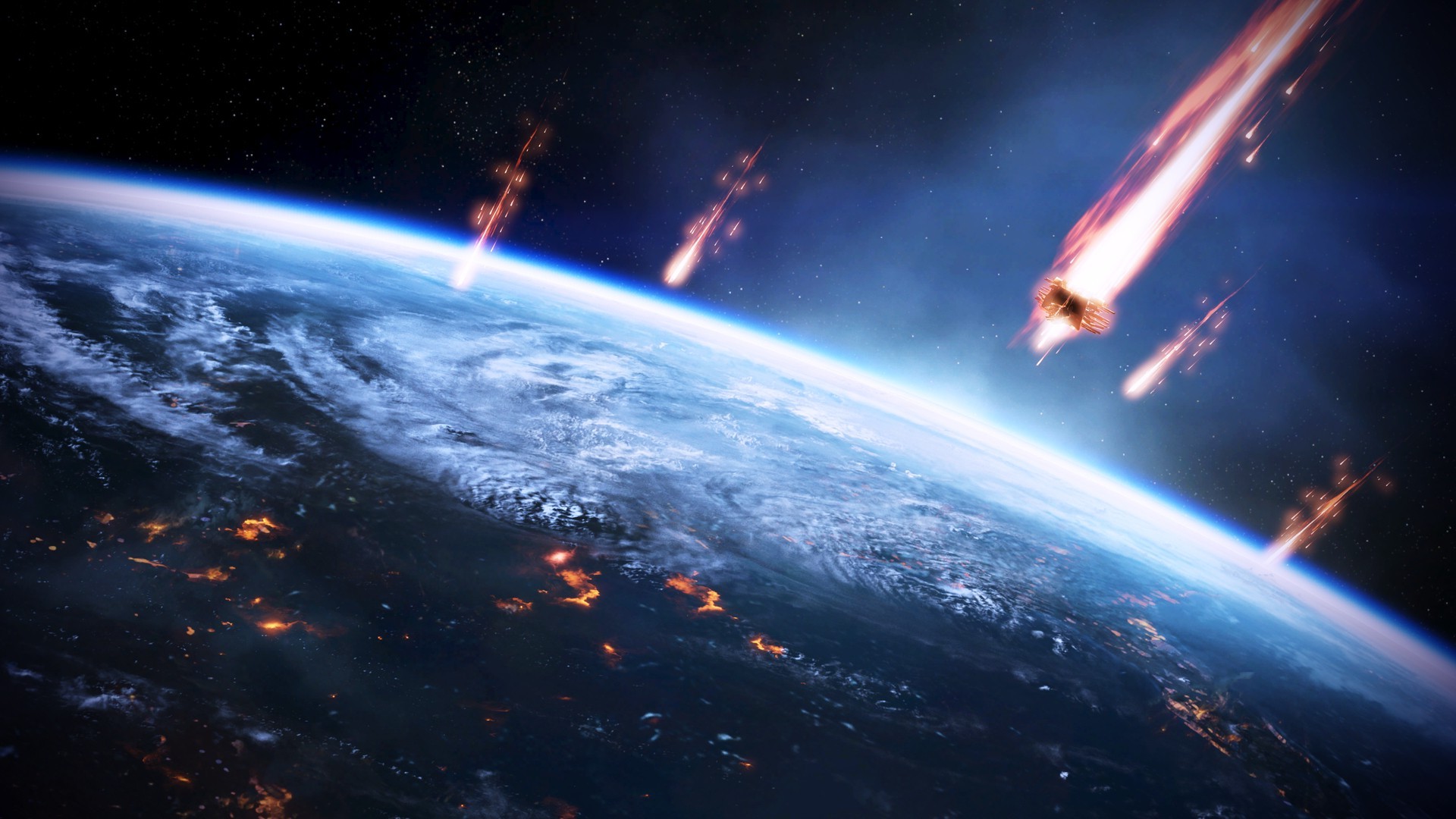 Mass Effect, Space, Earth Wallpaper