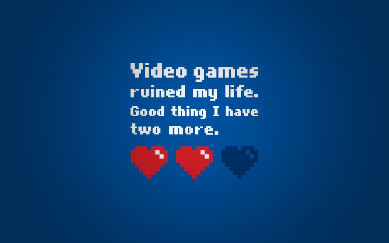 video Games, Hearts Wallpaper