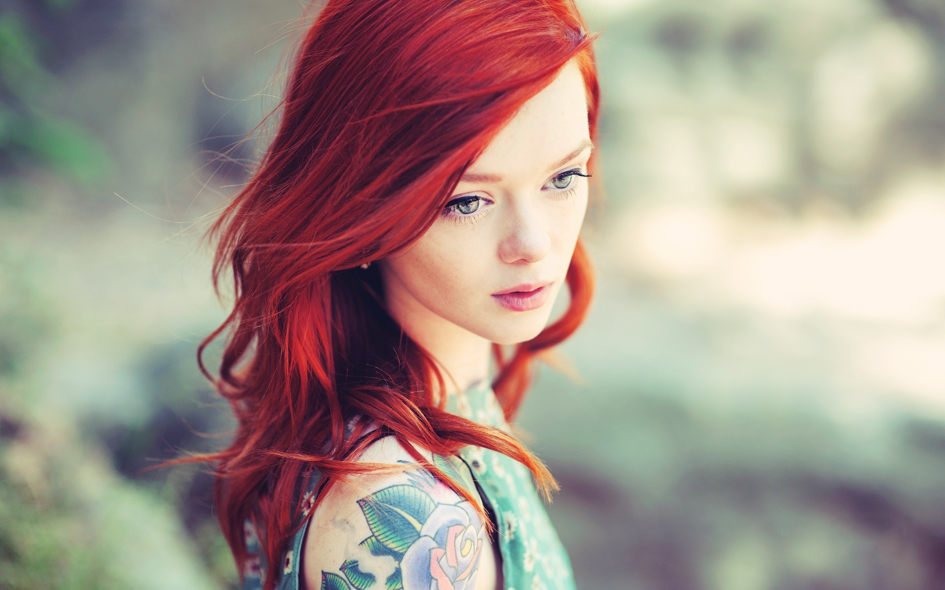 redhead, Women, Tattoo, Suicide Girls Wallpaper