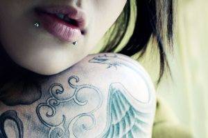 piercing, Lips, Tattoo