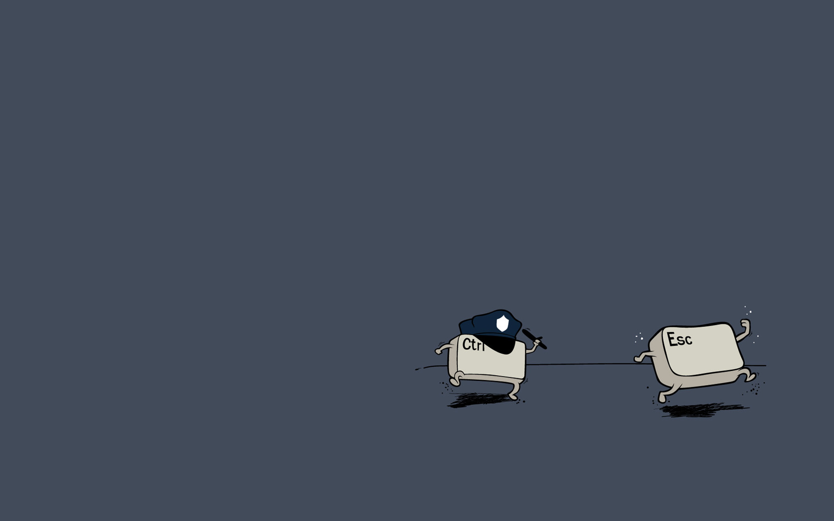 minimalism, Police, Humor Wallpapers HD / Desktop and Mobile Backgrounds
