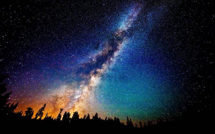 night, Space, Stars HD Wallpaper Desktop Background