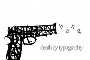 typography, Black, White