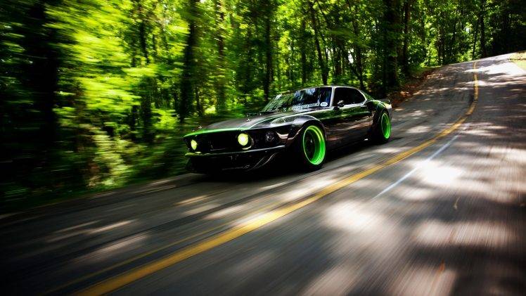 car, Ford Mustang, Ford Mustang RTR X, Road, Motion Blur, Shelby Cobra HD Wallpaper Desktop Background