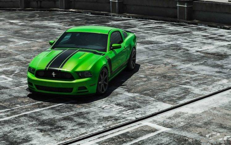 Ford Mustang, Green Cars HD Wallpaper Desktop Background