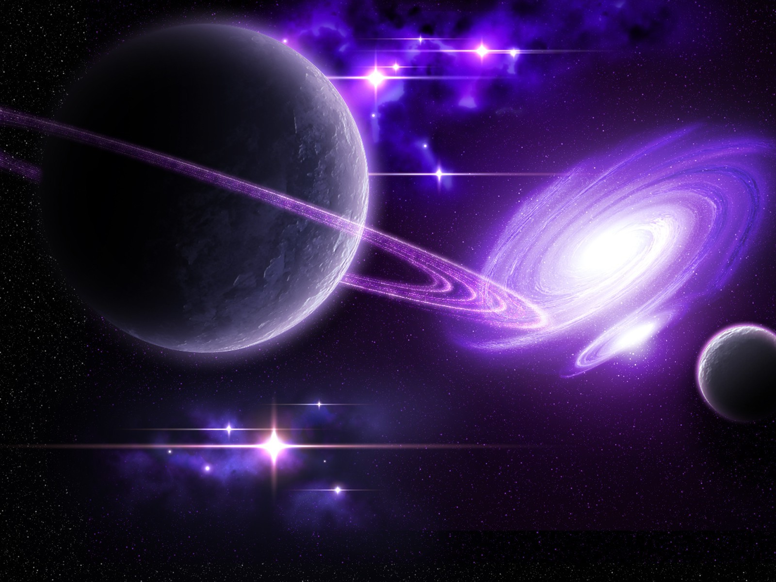 space, Space Art, Planetary Rings, Planet, Galaxy Wallpaper