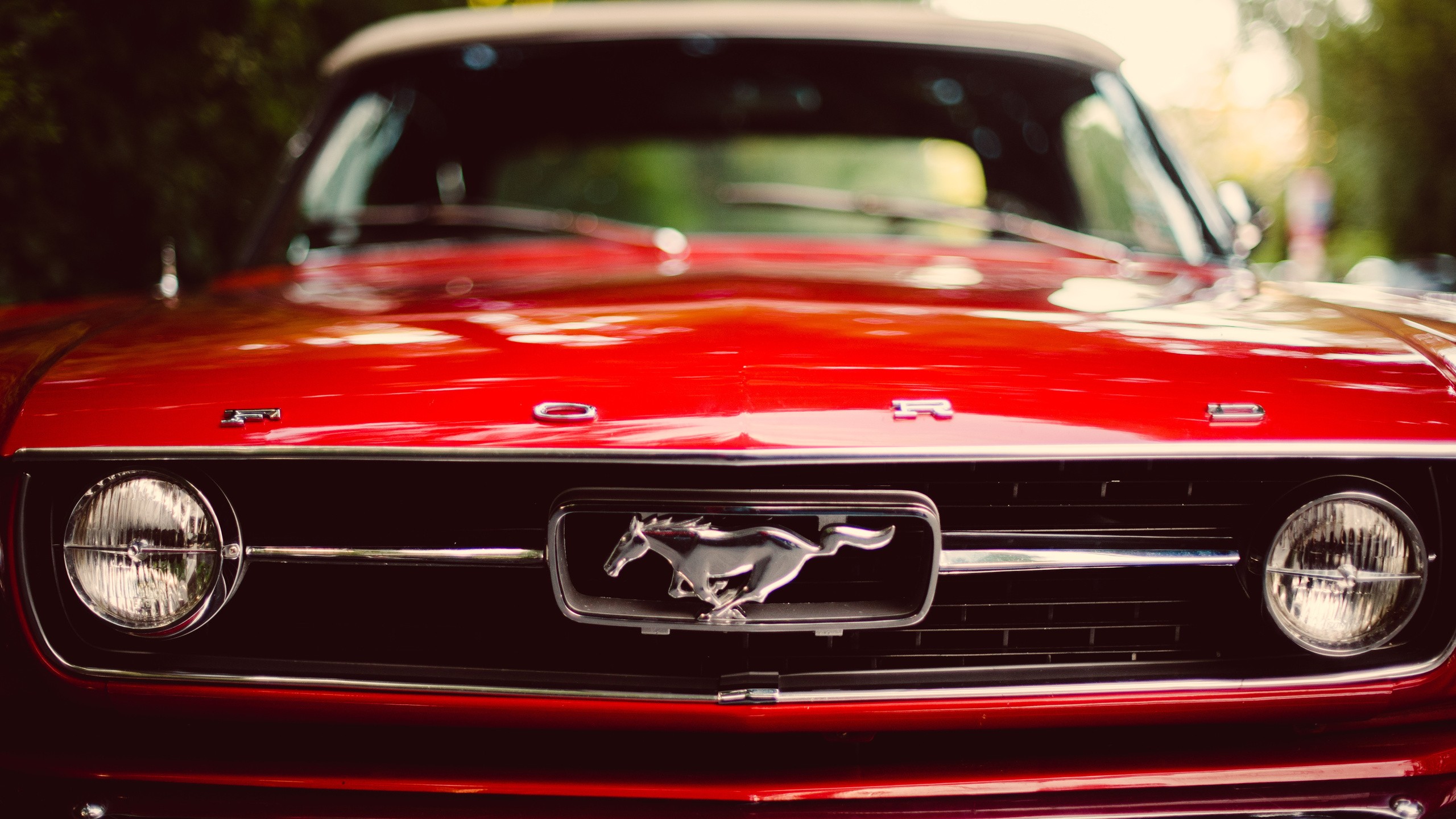muscle Cars, Ford Mustang, Red, Car Wallpaper