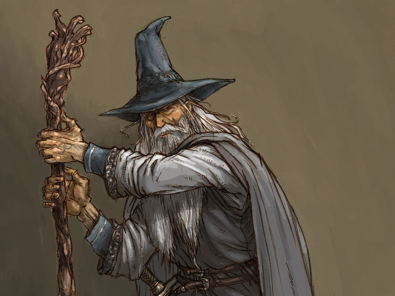 Gandalf, Artwork, The Lord Of The Rings, Wizard Wallpaper