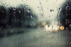 anime, Water Drops, Water On Glass, Bokeh, Rain